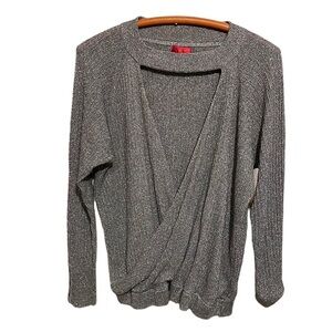 JENNIFER‎ Lopez Open Front Long Sleeve Sweater